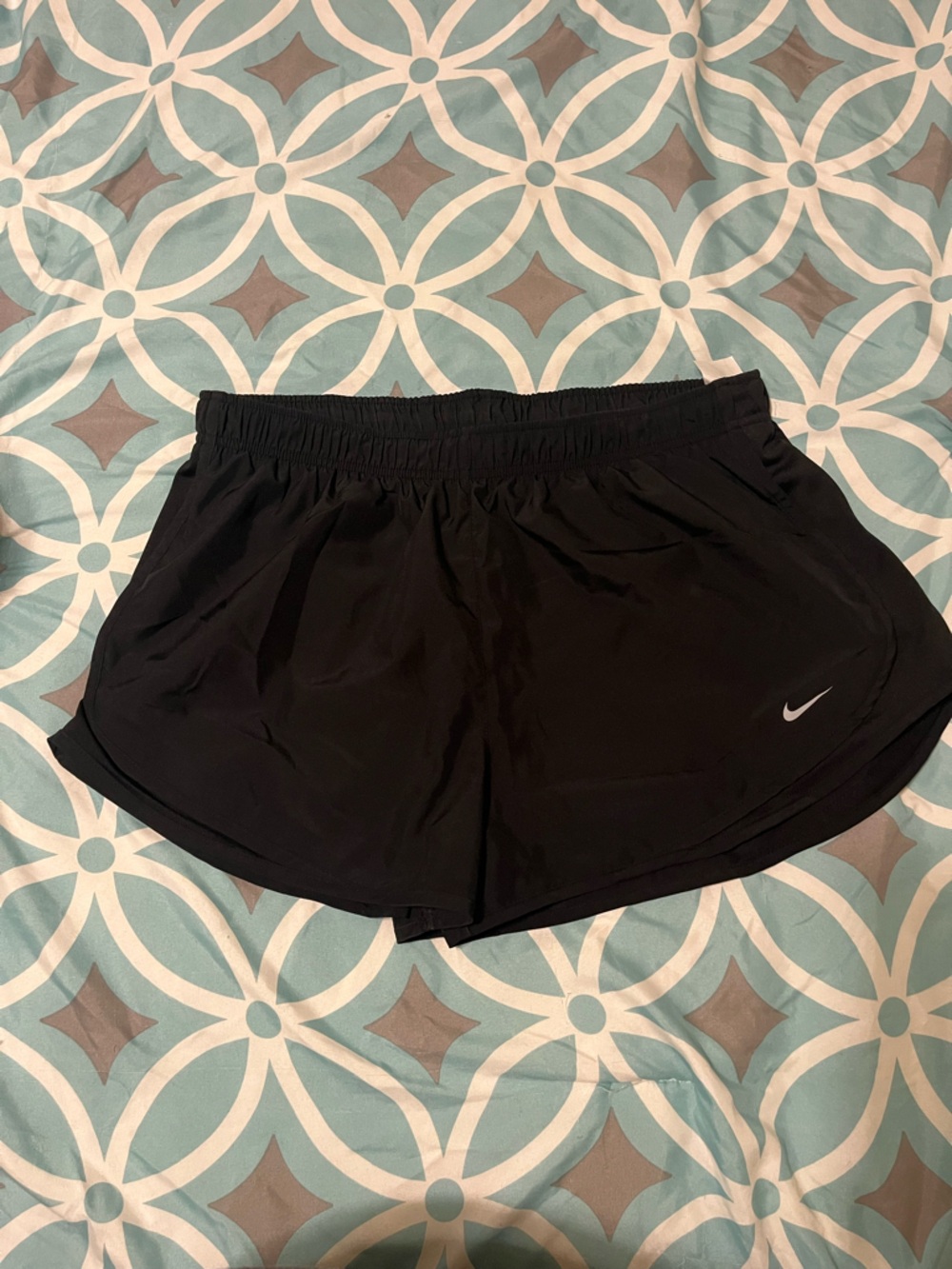 Nike Black Athletic Shorts with Elastic Waist